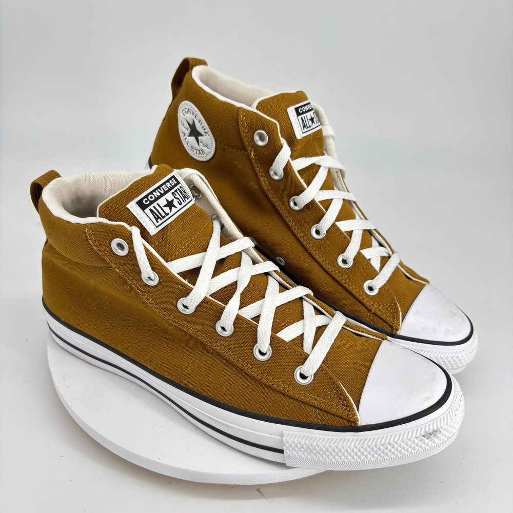 Converse Chuck Taylor CTAS Street Mid Dark Wheat  Mens Sz 11 Sneakers Classic